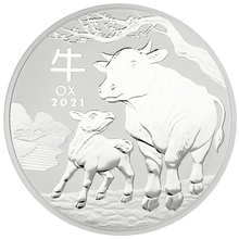 2021 Year of the Ox 1/10oz Gold Coin | BullionByPost - From $2,955