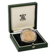 1991 - Gold £5 Proof Crown, Falkland Islands Charles Diana 10th Wedding Anniversary Boxed