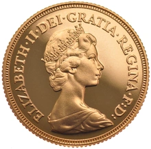 1979 Gold Sovereign - Elizabeth II Decimal head - Proof No box