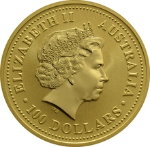 2007 1oz Gold Australian Lunar Year of the Pig