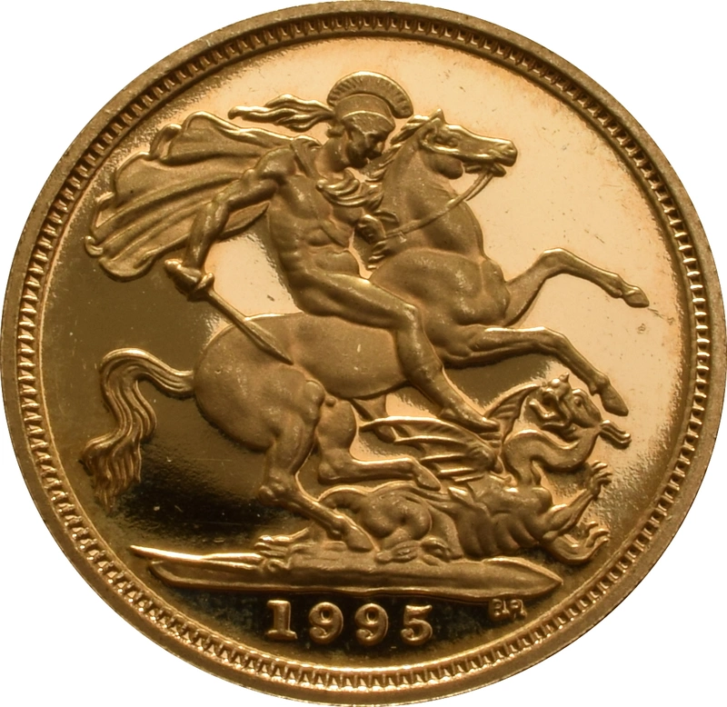 1995 Proof Gold Half Sovereign Elizabeth II Third Head
