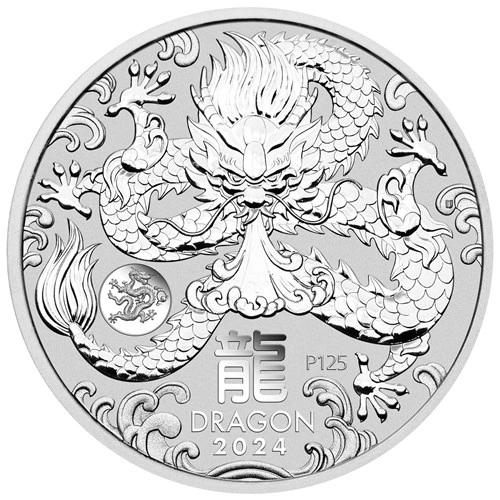 2024 Privy Mark Year of the Dragon 1oz Silver Coin - From $50.40