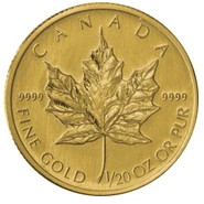 Twentieth Ounce Gold Canadian Maple