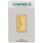 C. Hafner 5 Gram Gold Minted Bar