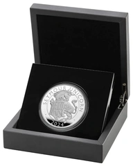2024 Seymour Unicorn Silver Coin Tudor Beasts 1oz Proof Boxed