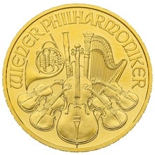 2021 Quarter Ounce Austrian Gold Philharmonic Coin