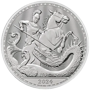 2024 George & Dragon 1kg Silver Coin