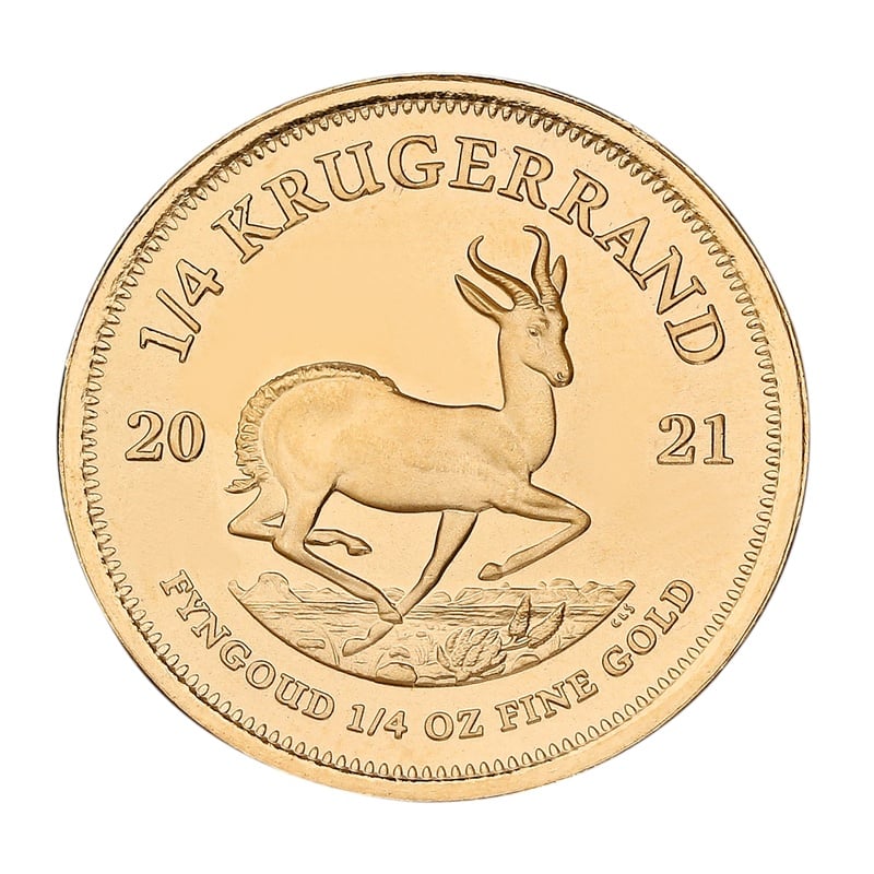 2021 Quarter Ounce Krugerrand Gold Coin