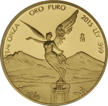 2015 Gold Proof Libertad 5 Coin Set Boxed