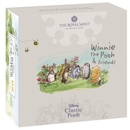 2021 Winnie the Pooh & Friends Fifty Pence 50p Proof Gold Coin Boxed