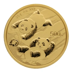 2022 30g Chinese Panda Gold Coin
