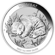 2023 1oz Silver Australian Wombat