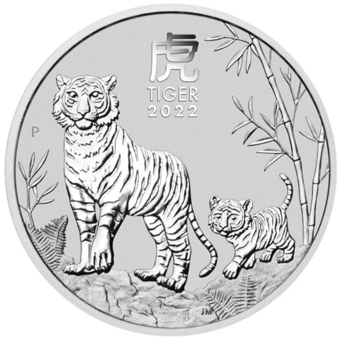 2022 1 Kilo Australian Lunar Year of the Tiger Silver Coin