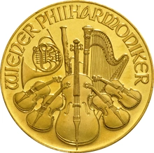 1990 1oz Austrian Gold Philharmonic Coin