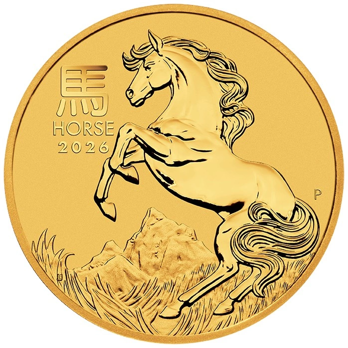 2026 1/20oz Perth Mint Year of the Horse Gold Coin