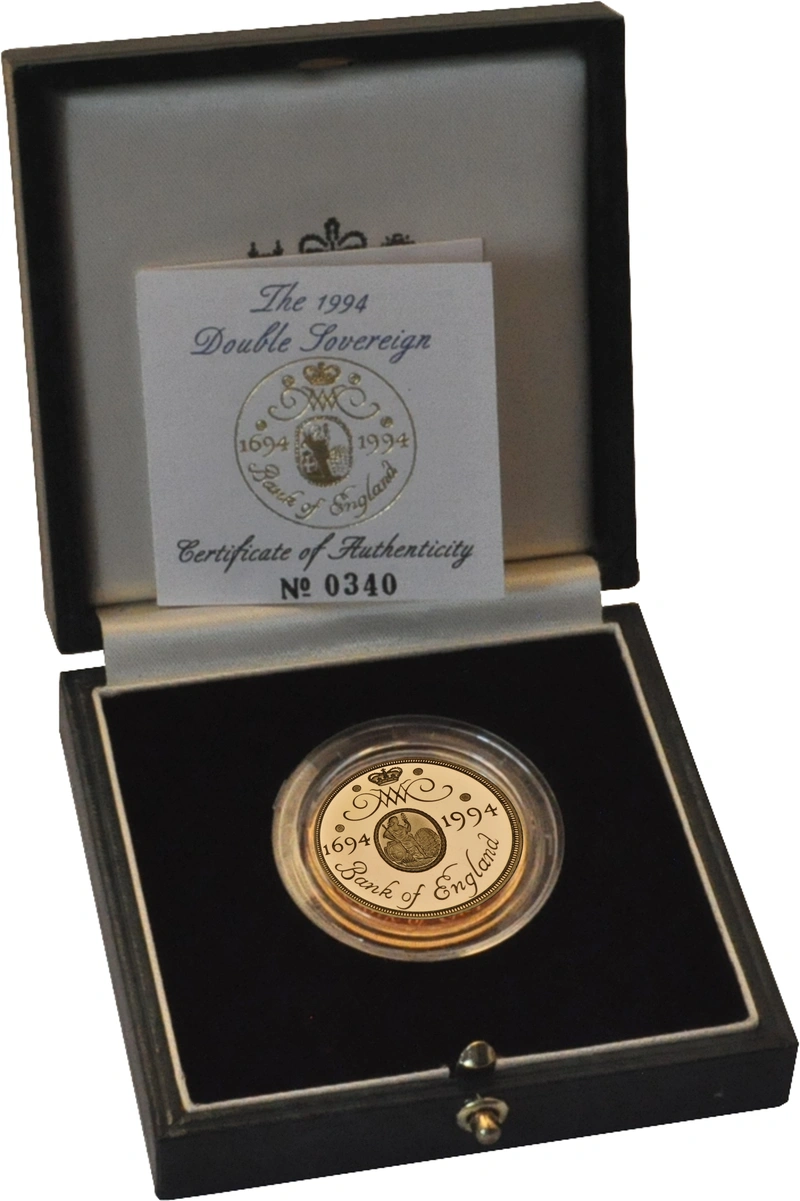 1994 Two Pound Proof Gold Coin: Bank of England