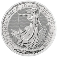 2025 Britannia 10oz Silver Coin
