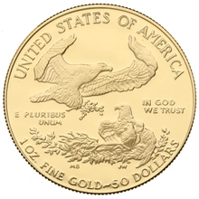 1990 American Eagle Proof One Ounce Gold Coin MCMXC Boxed