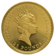 1996 Quarter Ounce Proof Britannia Gold Coin