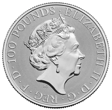 2023 Yale of Beaufort Platinum Coin Tudor Beasts 1oz