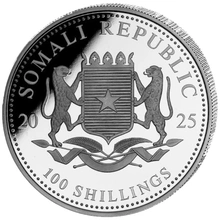 2025 Somalian Leopard 1oz Silver Coin - From $43.20