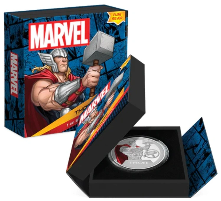 ニウエ　マーベル　アベンジャーズ　コイン　1オンス 2ドル　Thor ソー Buy Marvel Thor Coin by Marvel online - Agoro