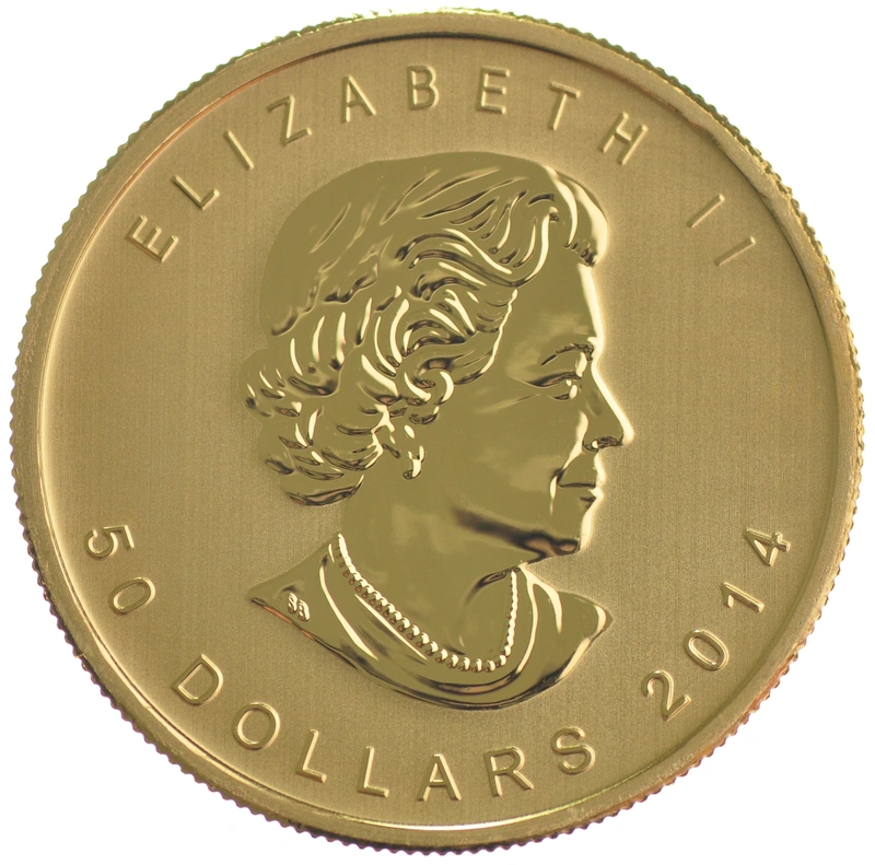2014 Canadian Maple Leaf Gold Coin 1oz