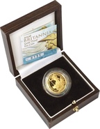 2006 Britannia Quarter Ounce Gold Proof Coin boxed with COA