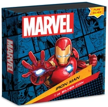 2024 Iron Man 1oz Proof Silver Coin Boxed