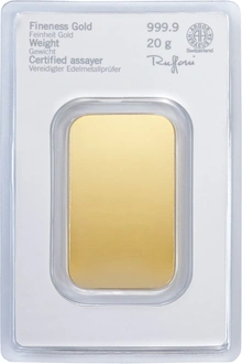 20g Gold Bar Heraeus