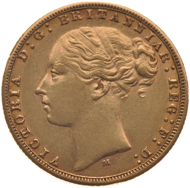 1867 Gold Sovereign Coin
