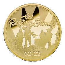 2022 Proof 2oz The Rolling Stones Gold Coin Music Legends Boxed