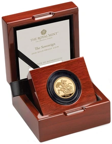 2026 Proof Gold Half Sovereign Coin Boxed