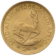 1966 2R 2 Rand coin South Africa