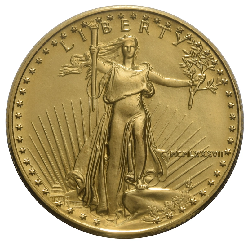1987 Half Ounce Eagle Gold Coin