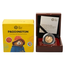 2018 Paddington at Buckingham Palace Fifty Pence Proof Gold Coin Boxed
