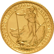 1987 Tenth Ounce Gold Britannia