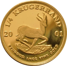 2001 Proof Quarter Ounce Gold Krugerrand - no box or COA