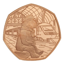 2018 Paddington the Station Fifty Pence Proof Gold Coin Boxed