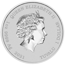 2021 Simpsons Family Tuvalu 1oz Silver Coin
