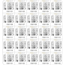 PAMP 25g Multigram Platinum Bar (Minted)