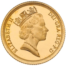Gold Proof 1993 Half Sovereign Boxed