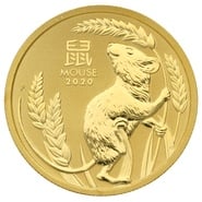 2020 Perth Mint Half Ounce Year of the Mouse Gold Coin
