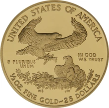 2011 Proof Half Ounce Eagle Gold Coin