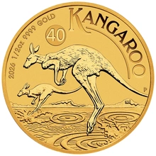 2026 1/2oz Australian Kangaroo Gold Nugget Coin