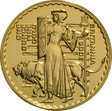 2001 Gold Britannia One Ounce Coin
