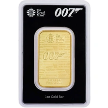 1oz James Bond 007 Gold Bar