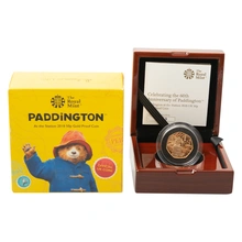 2018 Paddington the Station Fifty Pence Proof Gold Coin Boxed