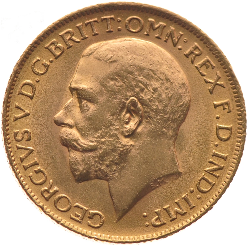 1928 Gold Half Sovereign