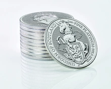 2019 1oz Platinum Coin, The Unicorn - Queens Beast